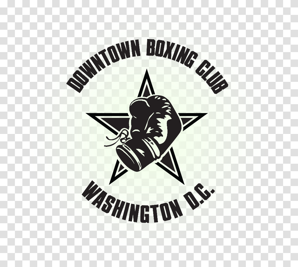 Downtown Boxing Club Dc Dallas Cowboys Star, Symbol, Label, Text, Logo Transparent Png