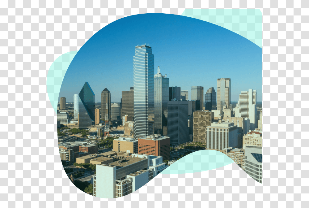Downtown Dallas, City, Urban, Building, High Rise Transparent Png