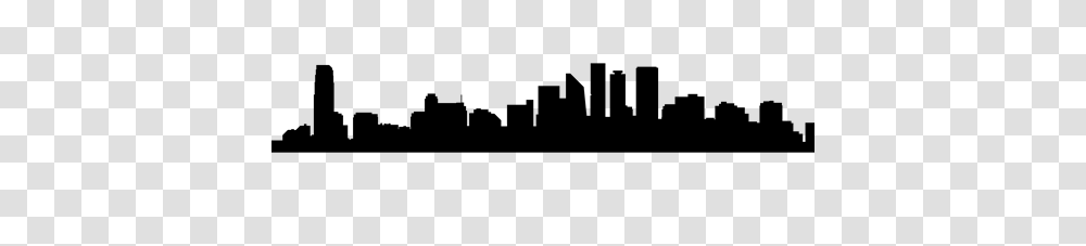 Downtown Houston Skyline Outline Decal, Metropolis, City, Urban, Building Transparent Png