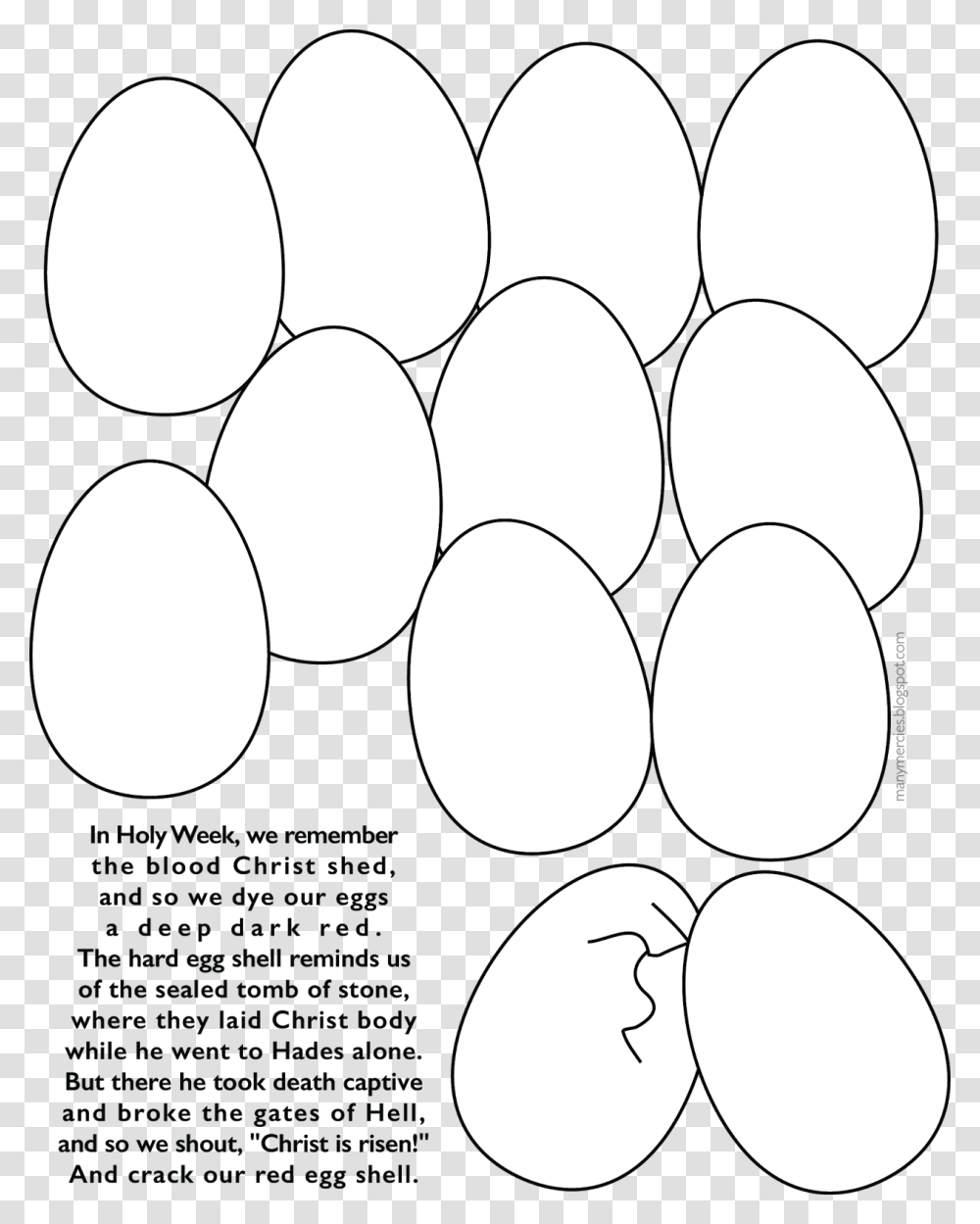 Dozen Eggs Coloring Pages, Oval, Texture, Footprint Transparent Png