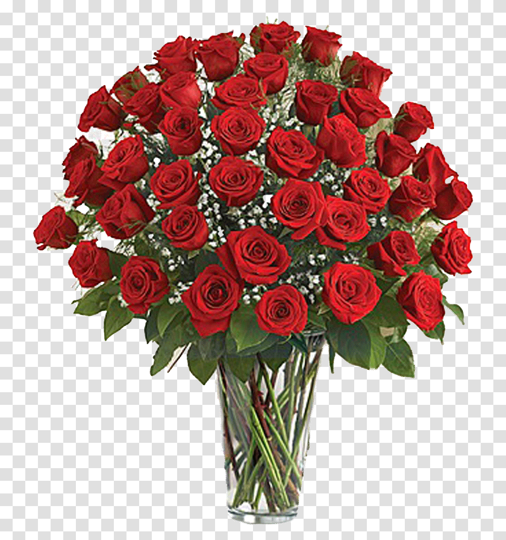 Dozen Red Roses, Plant, Flower, Blossom, Flower Bouquet Transparent Png