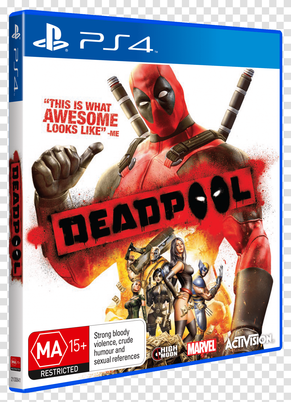 Dp Pack3d Ps4 Deadpool Video Game Transparent Png