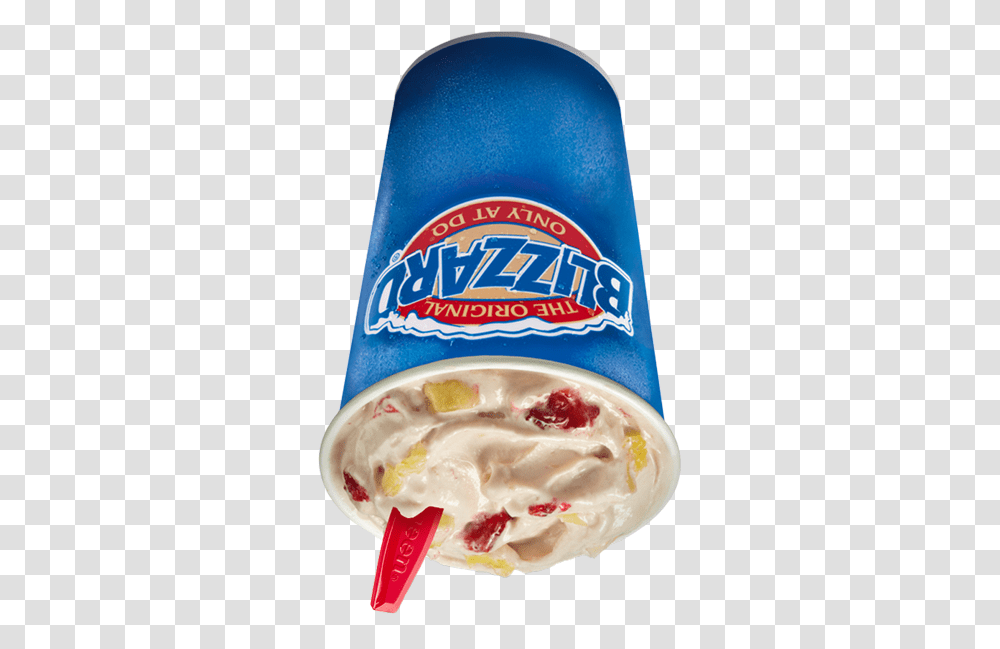 Dq Blizzard, Yogurt, Dessert, Food, Cream Transparent Png