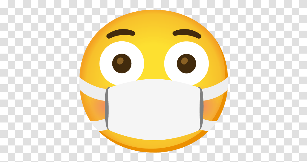 Dr Annie Caip Fcric E2eresearch Emoji Con Barbijo, Ball, Sphere, Food, Soccer Ball Transparent Png