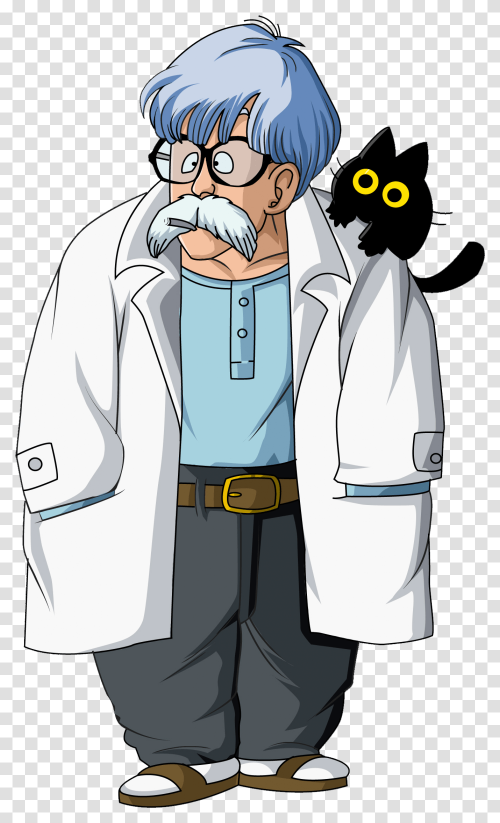 Dr Brief Dragon Ball, Scientist, Person, Lab Coat Transparent Png