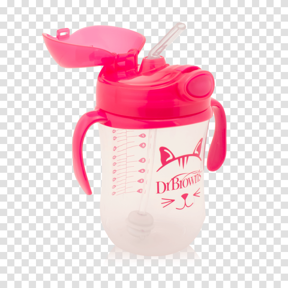 Dr Browns Weighted Straw Cup, Bottle, Water Bottle, Shaker, Mixer Transparent Png