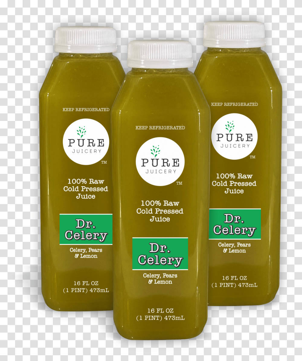Dr Celery Plastic Bottle, Juice, Beverage, Drink, Plant Transparent Png