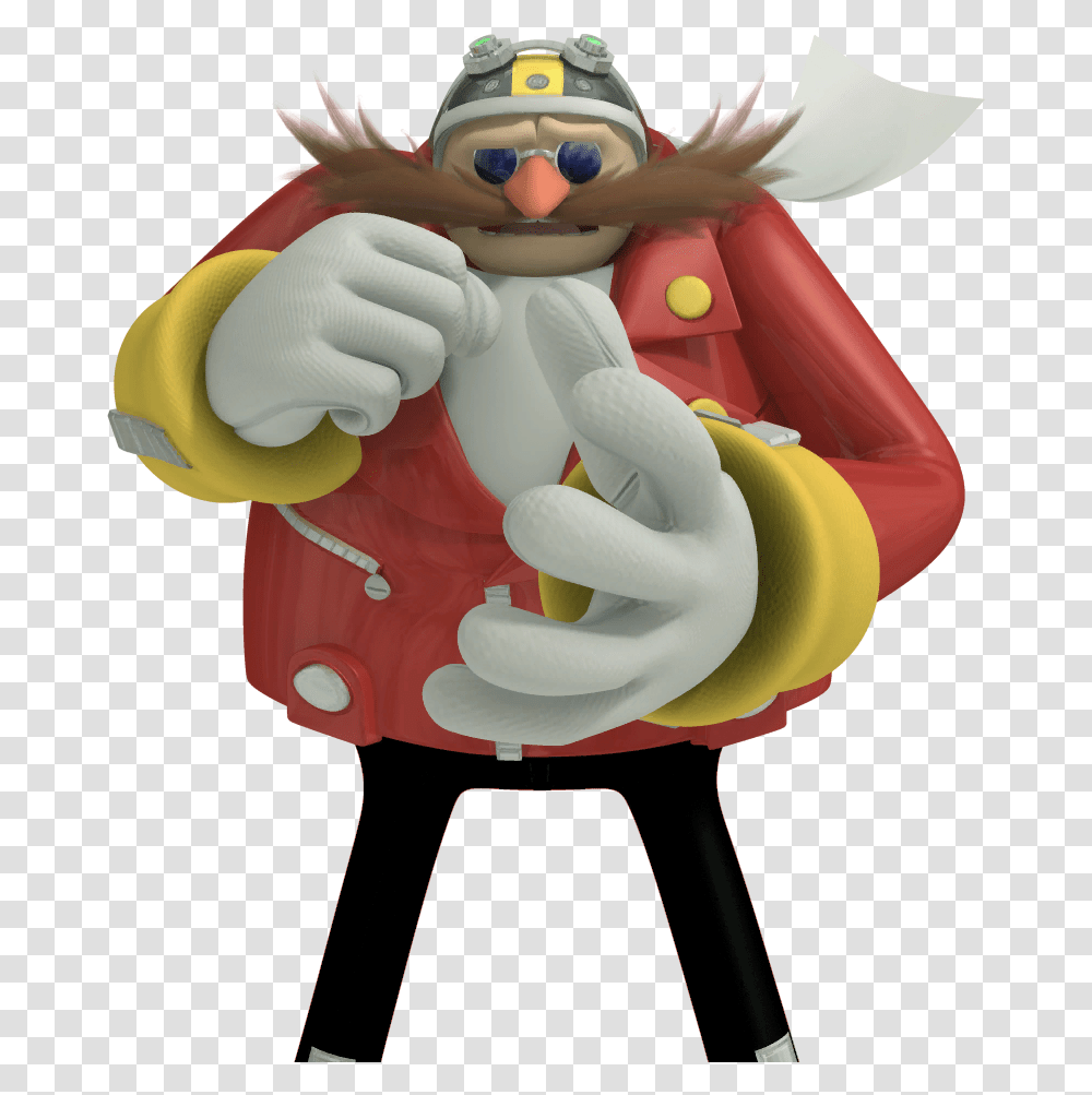 Dr Eggman Sonic Free Riders, Hand, Figurine, Toy, Sweets Transparent Png
