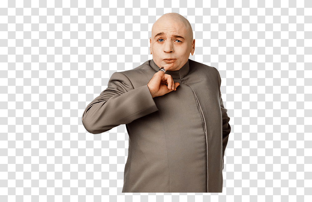 Dr Evil, Person, Man, Sleeve Transparent Png