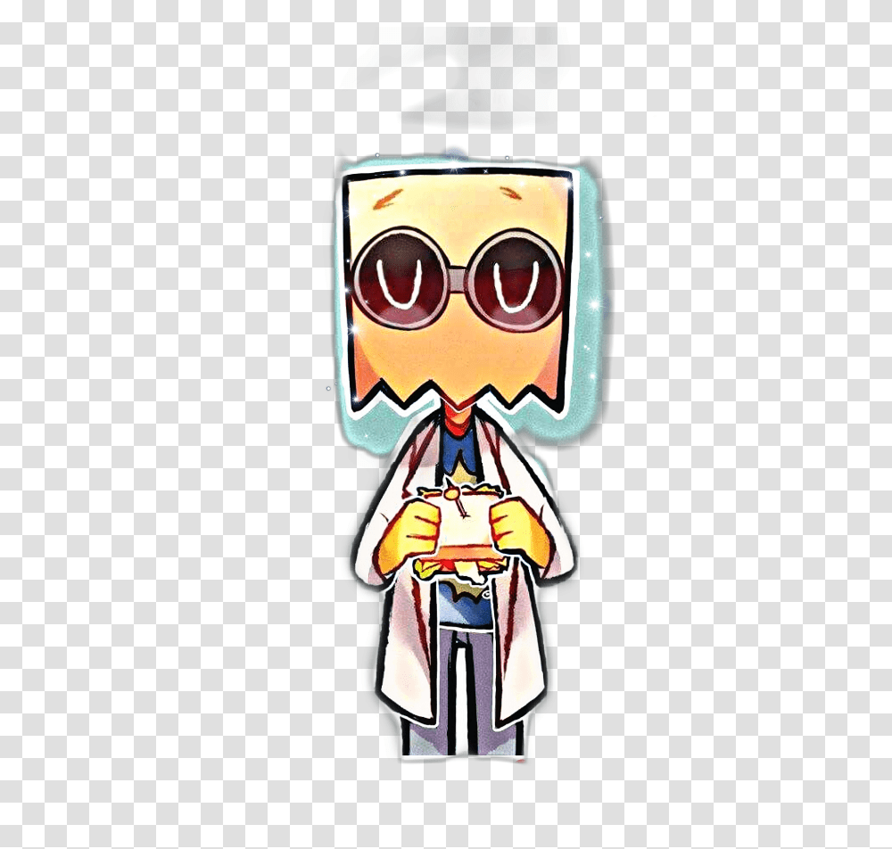 Dr Flug Evil Sandwich, Label, Sticker, Sunglasses Transparent Png