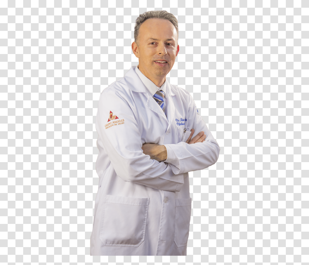 Dr Mario Vergara Sinta, Apparel, Lab Coat, Person Transparent Png