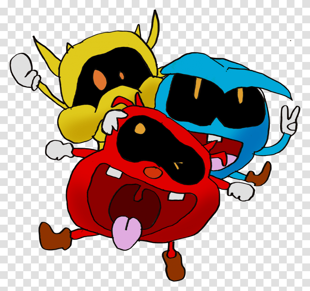 Dr Mario Virus Cartoon, Pac Man, Angry Birds Transparent Png