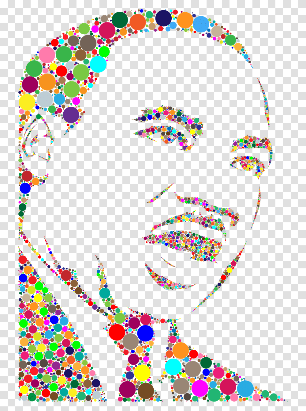 Dr Martin Luther King Jr Clipart, Pattern, Floral Design, Modern Art Transparent Png