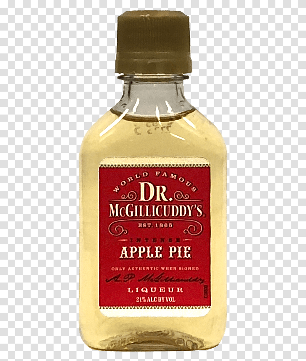 Dr Migillicuddy Apple Pie Shot, Bottle, Cosmetics, Liquor, Alcohol Transparent Png