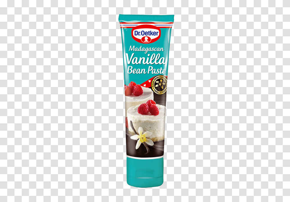 Dr Oetker Madagascan Vanilla Bean Paste Comes In A Squeezable, Yogurt, Dessert, Food, Ketchup Transparent Png