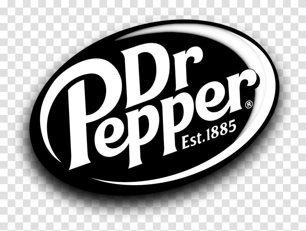 Dr Pepper Logo Amp Svg Vector Dr Pepper Logo Black And White, Label, Sticker Transparent Png
