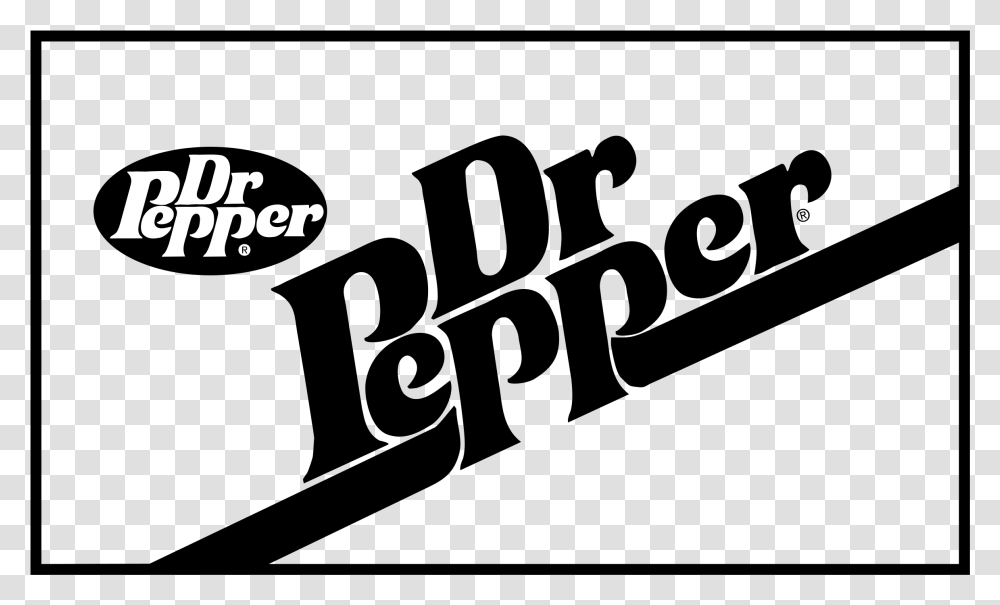 Dr Pepper Logo Black And White Diet Dr Pepper Logo, Outdoors, Trademark Transparent Png