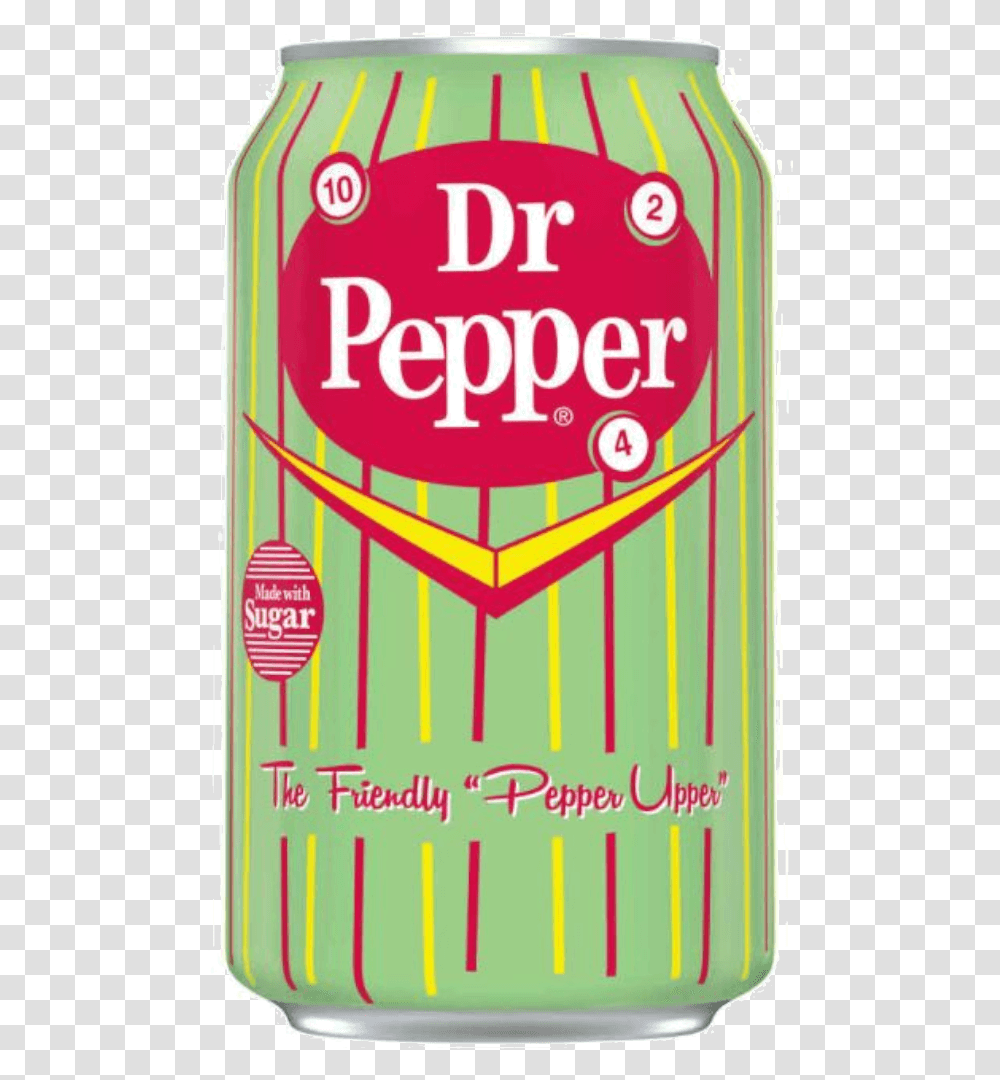 Dr Pepper Retro Can, Tin, Advertisement, Beverage Transparent Png