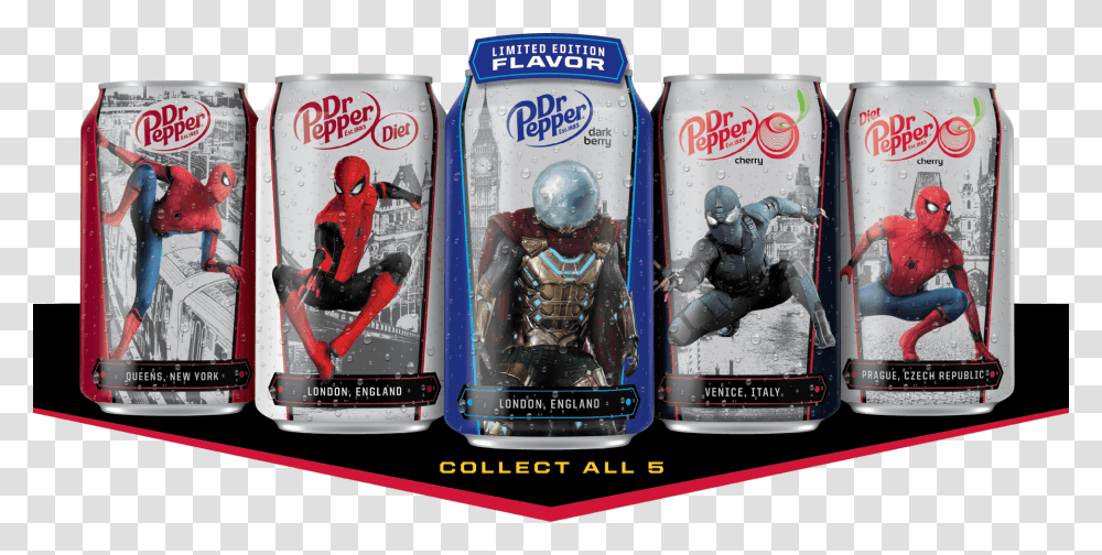 Dr Pepper Spiderman Movie Ticket, Helmet, Tin, Can Transparent Png