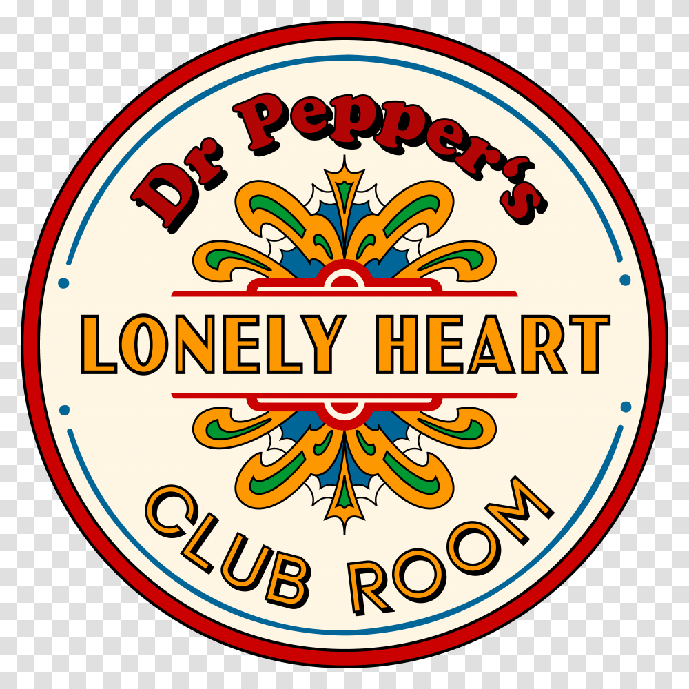 Dr Peppers Lonely Heart Club Room, Logo, Label Transparent Png
