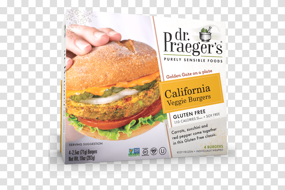 Dr Praeger's Veggie Burgers, Food, Advertisement, Flyer, Poster Transparent Png