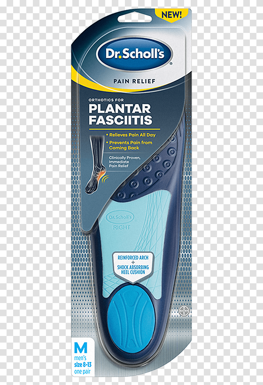 Dr Scholl's Pain Relief Orthotics For Plantar Fasciitis, Fork, Cutlery, Poster, Advertisement Transparent Png