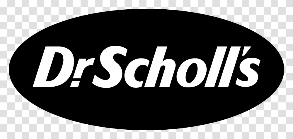 Dr Scholls 1 Logo Black And White Dr Scholl's Logo, Word, Alphabet Transparent Png