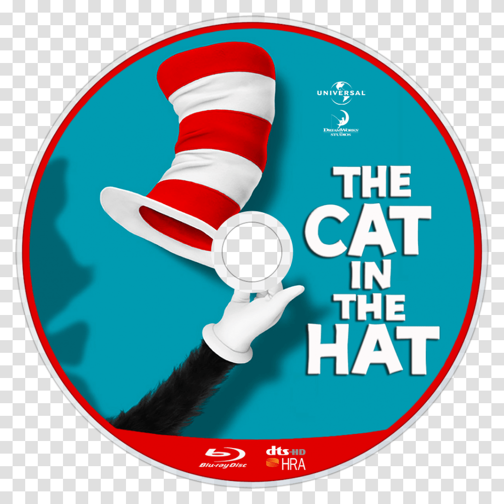 Dr Seuss The Cat In The Hat Movie Dvd, Label, Poster, Advertisement Transparent Png
