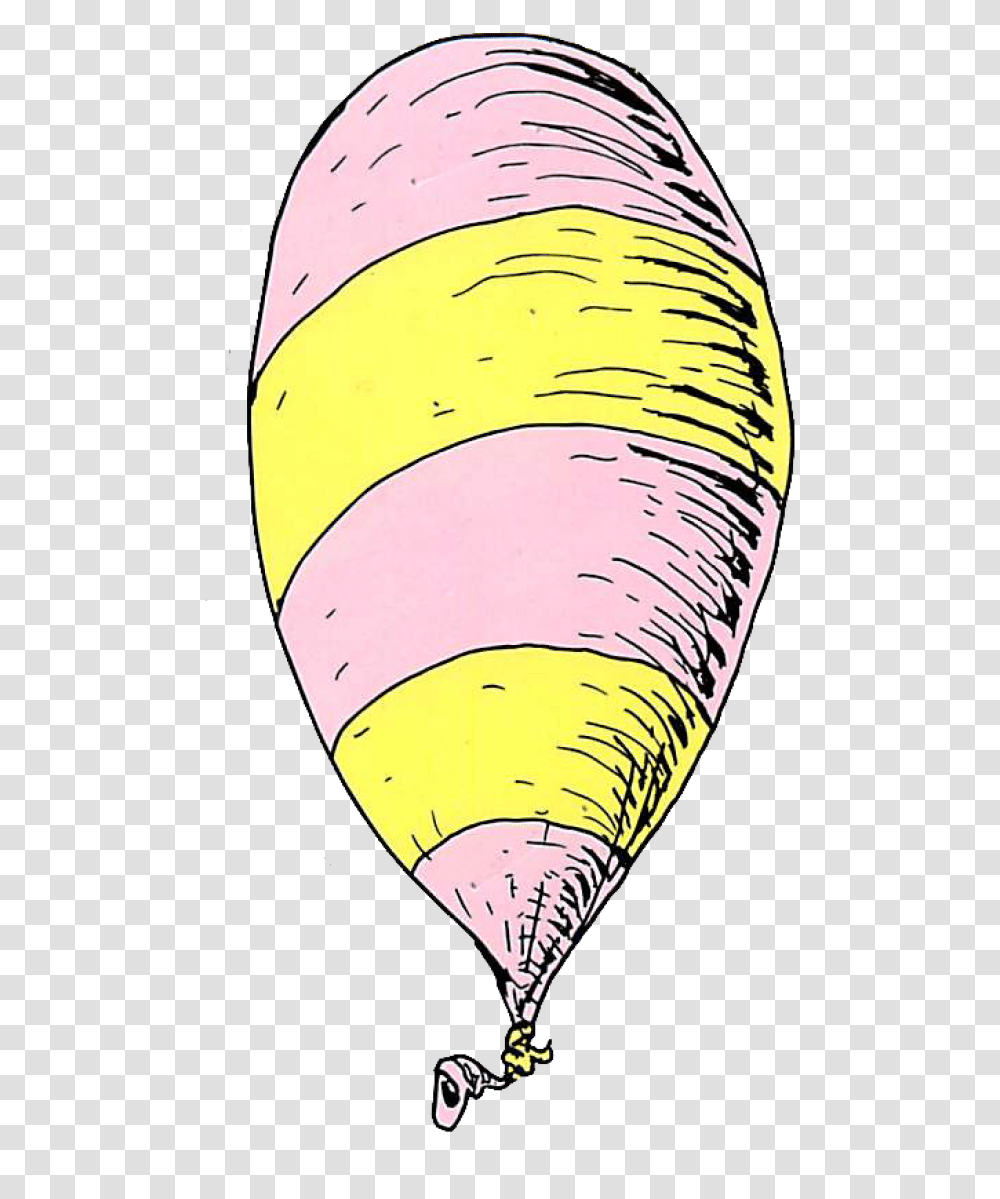 Dr Seuss Yellow Truffula Tree Dr Seuss Oh The Places You'll Go Balloon, Label, Food Transparent Png