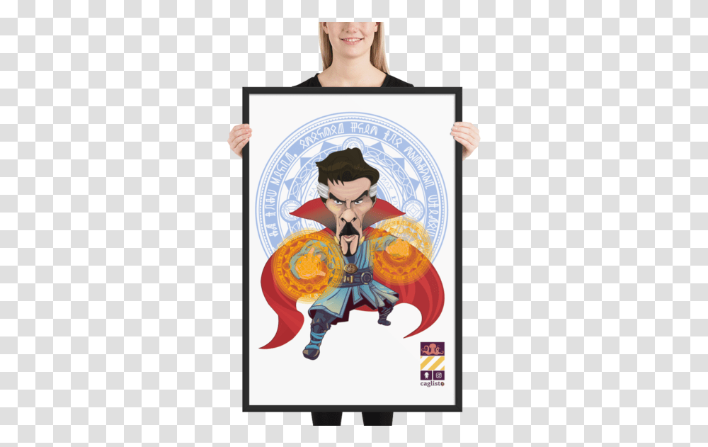 Dr Strange Framed Art Print Annoying The Cook Will Result In Smaller Portions, Person, Poster, Advertisement Transparent Png