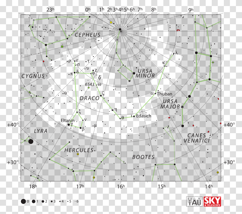 Draco Constellation Star Map, Nature, Outdoors, Plot, Astronomy Transparent Png