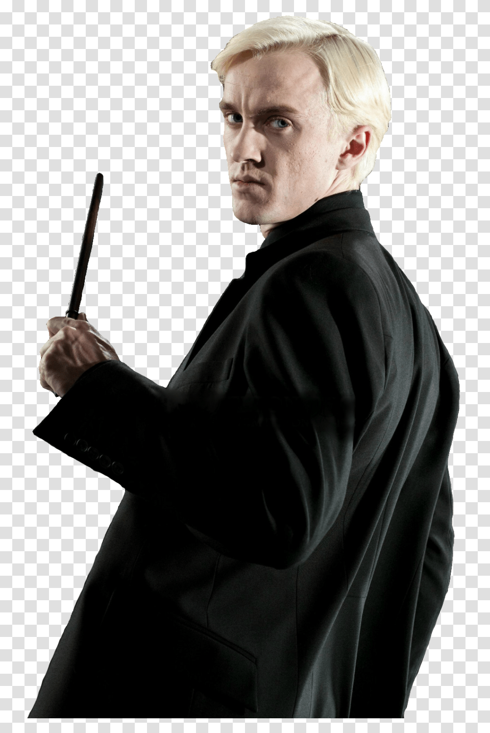 Draco Malfoy Harry Potter And The Philosopher S Stone Harry Potter Holding Wand, Person, Human, Sleeve Transparent Png