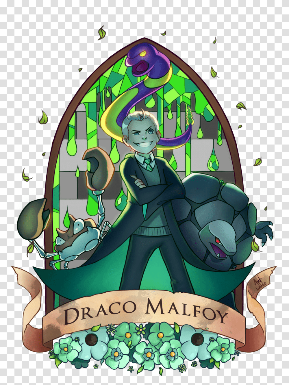 Draco Malfoy Harry Potter Pokemon Team, Person, Human, Poster, Advertisement Transparent Png