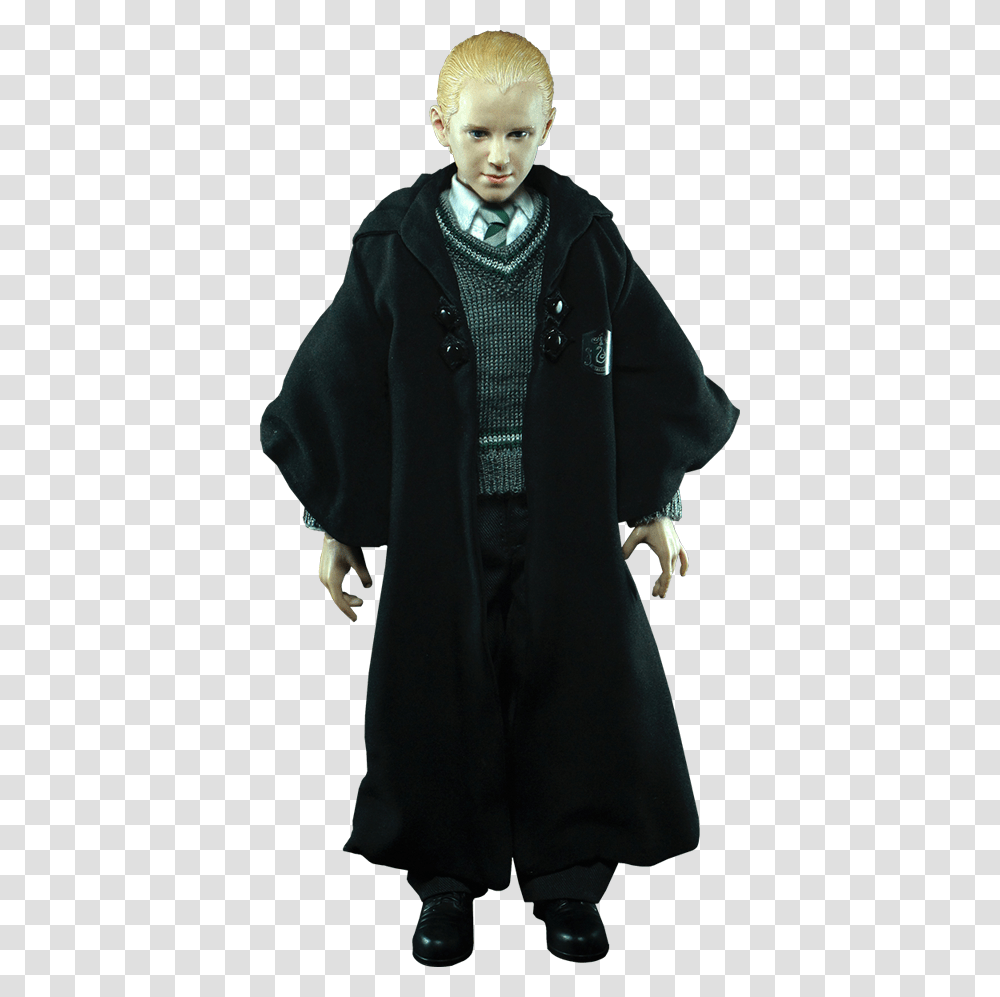 Draco Malfoy Uniform Version Sixth Scale Figure Draco Malfoy Figure, Apparel, Coat, Overcoat Transparent Png