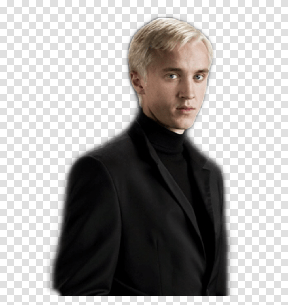 Dracomalfoy Draco Malfoy Sticker Slytherin Freetoedit Draco Malfoy, Suit, Overcoat, Person Transparent Png