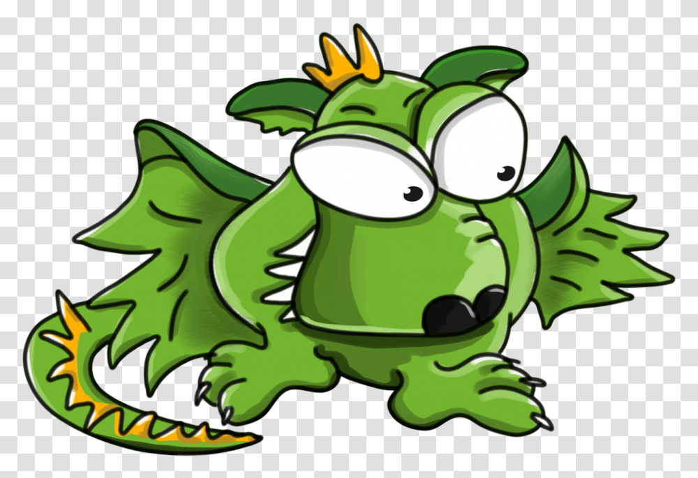 Draconin Green Dragon Cartoon Character, Wildlife, Animal, Amphibian, Frog Transparent Png