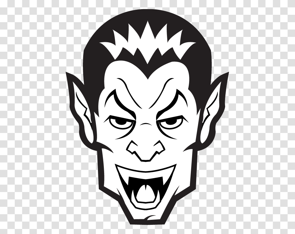 Dracula Clipart, Stencil, Mask, Emblem Transparent Png