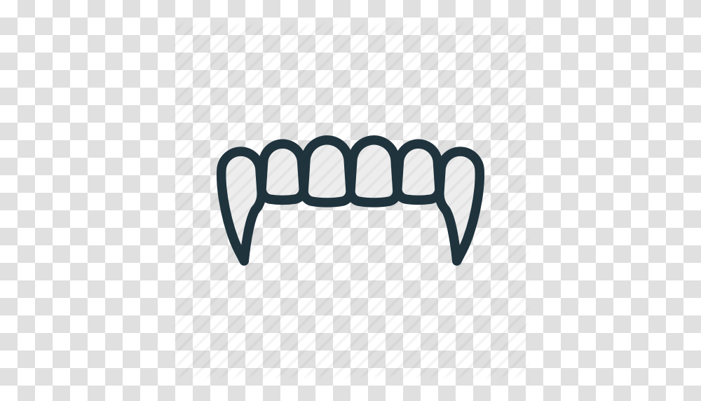 Dracula Fangs Halloween Jaws Nightmare Teeth Vampire Icon, Mouth, Lip, Gray, Pillow Transparent Png