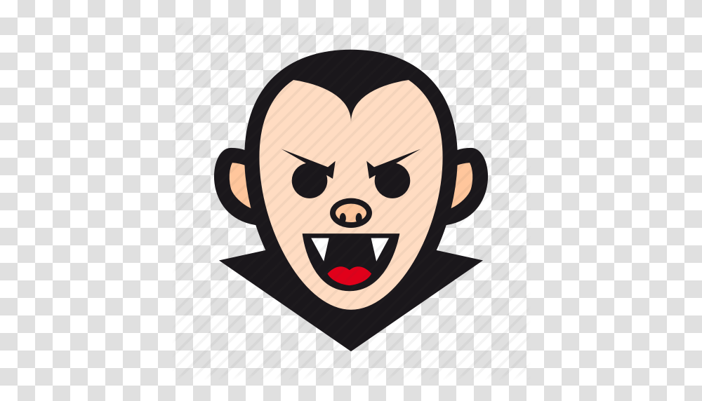 Dracula Halloween Monster Undead Vampire Icon, Face, Plant, Mouth Transparent Png