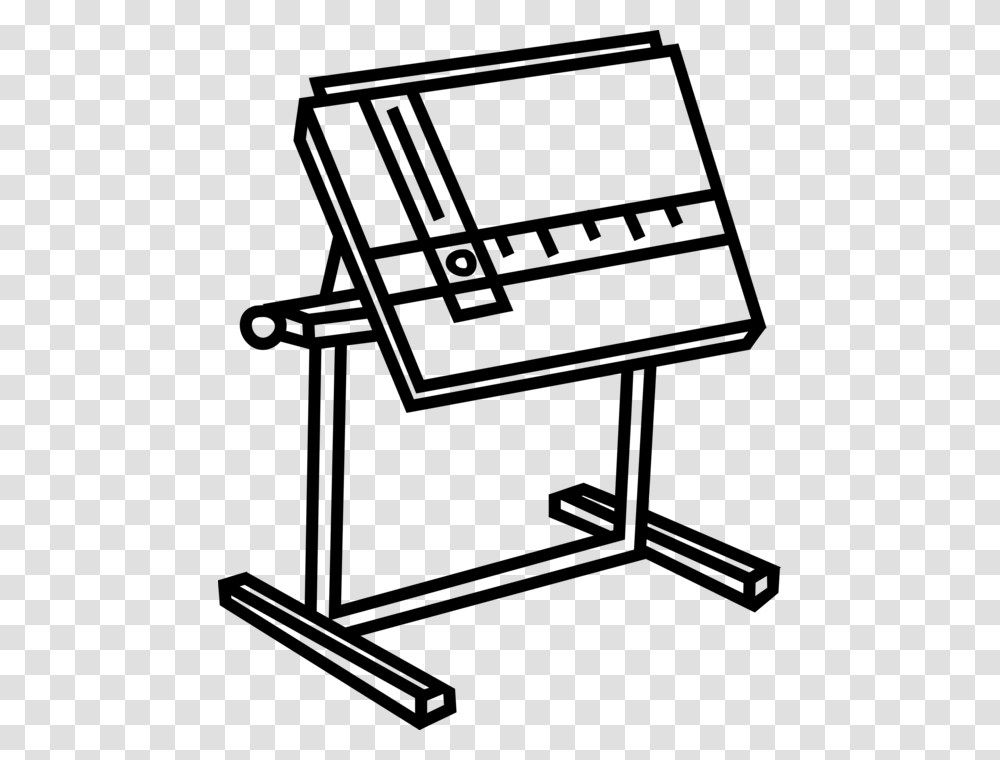Drafting Table Prepares Technical Drawings, Gray, World Of Warcraft Transparent Png