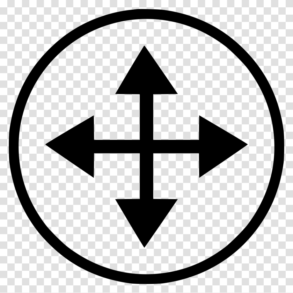 Drag Drop Cursor Pointer Position Tool Cursor Cross Arrow, Stencil, First Aid, Star Symbol Transparent Png