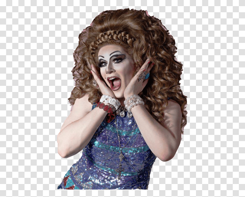 Drag Queen Drag Queen En, Person, Performer, Hair, Face Transparent Png