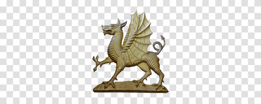 Dragon Figurine, Wood, Painting Transparent Png