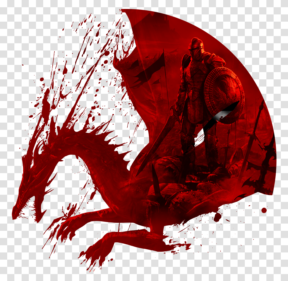 Dragon Age A Trilogy Revisited Inquisition Logo, Person, Human, Painting, Art Transparent Png