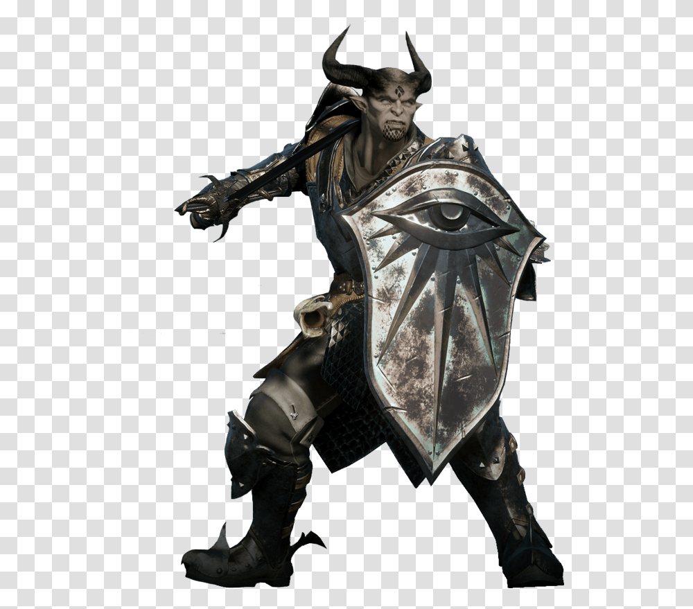 Dragon Age Inquisition Dragon Age Inquisition Qunari Warrior, Person, Human, Knight, Armor Transparent Png