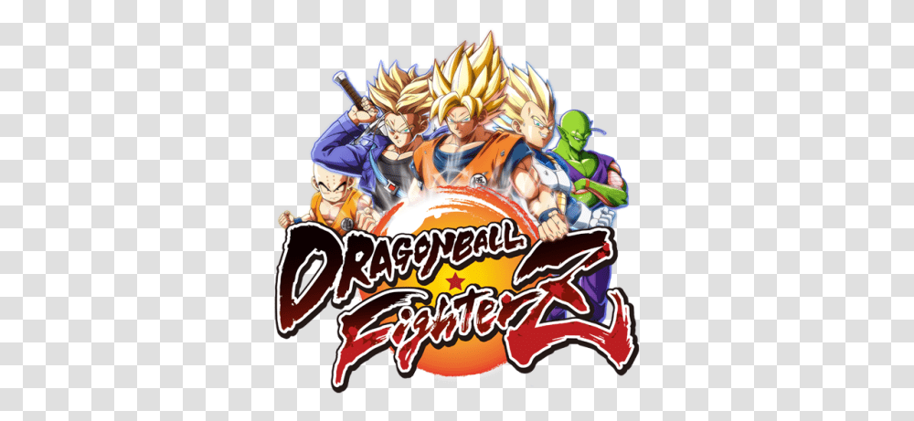 Dragon And Vectors For Free Download Dlpngcom Dragon Ball Z Fighter Logo, Person, Advertisement, Poster, Crowd Transparent Png
