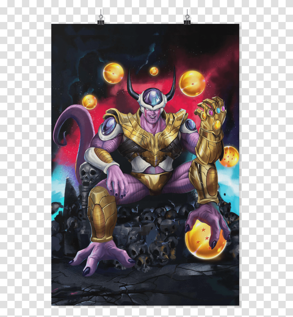 Dragon Ball Avenger Endgame Frieza Infiniti War Thanos Dragon Ball Endgame Poster, Person, Human, Helmet Transparent Png