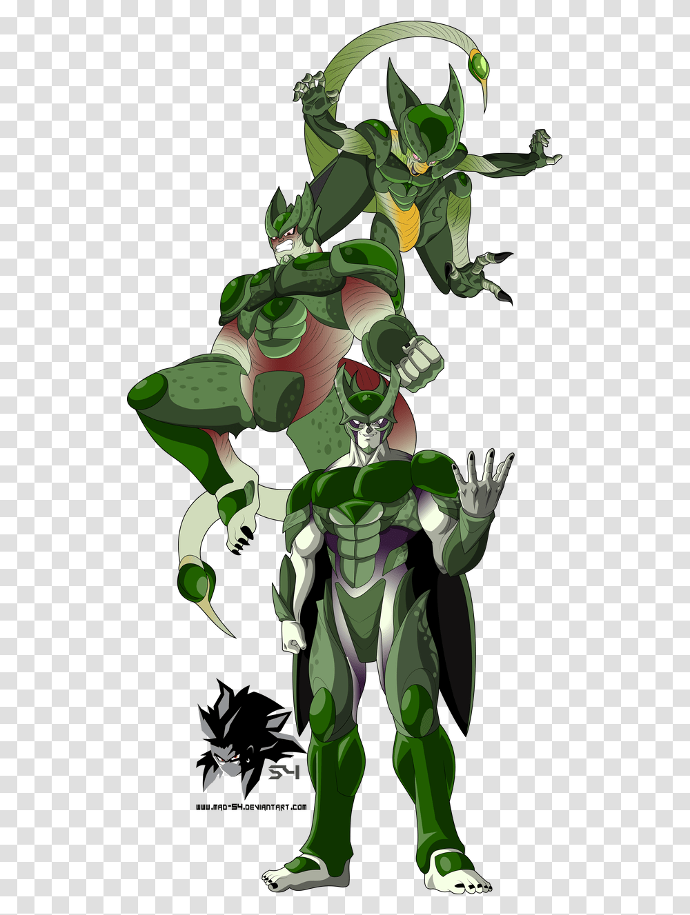 Dragon Ball Cell Redesign, Green, Hand, Person, Elf Transparent Png