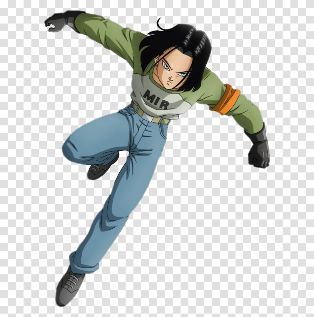 Dragon Ball Character Android Android Nr 17 Dragon Ball, Person, People, Helmet Transparent Png