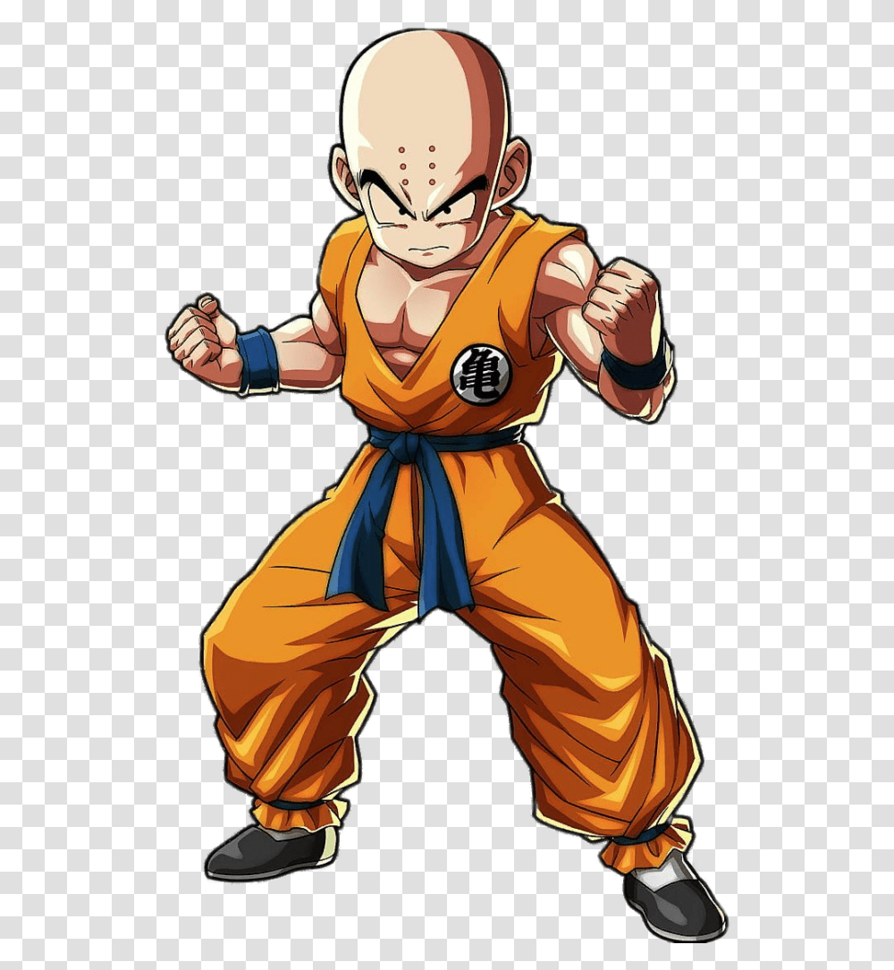 Dragon Ball Character Krillin Fighting Dragon Ball Fighterz Krillin, Person, Hand, Costume, Clothing Transparent Png